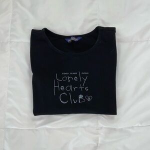 Coney Island Picnic baby tee from Urban Outfitters “Lonely Hearts Club”